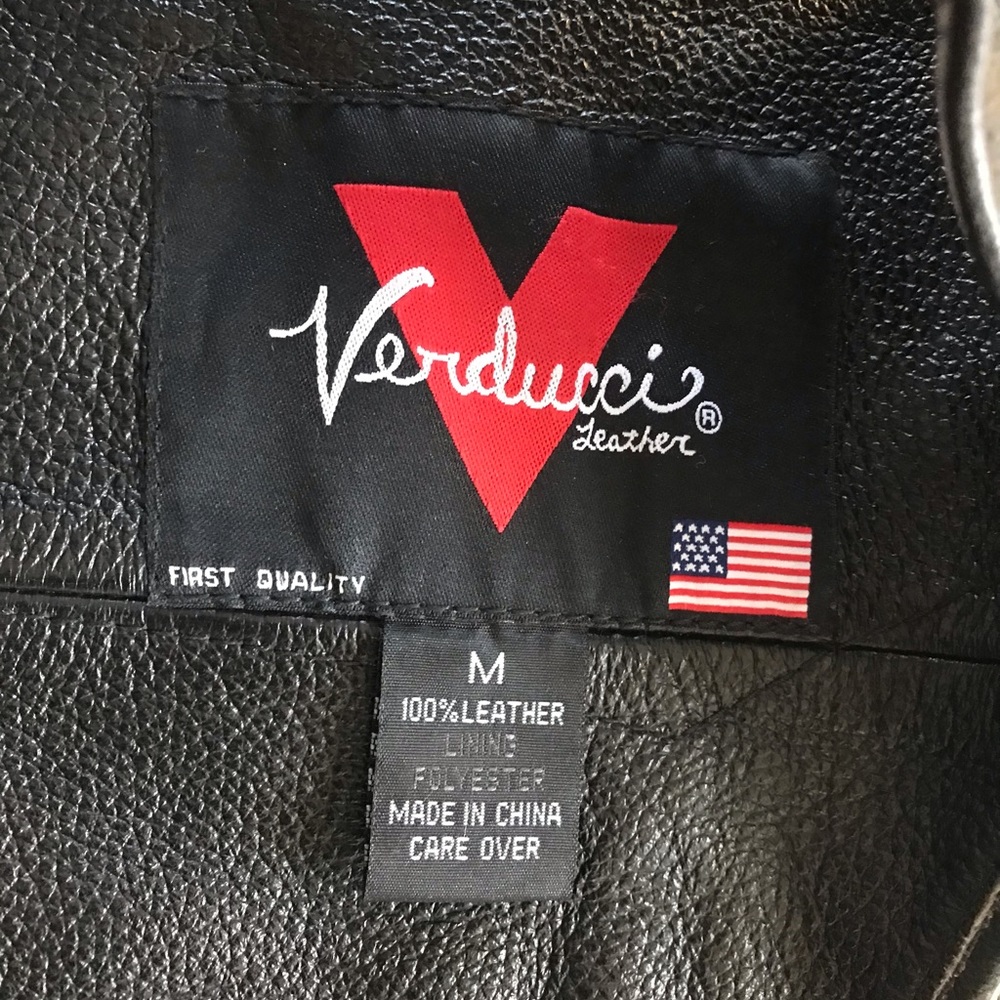 NWT VERDUCCI GENUINE LEATHER CHAPS - Picture 3 of 4
